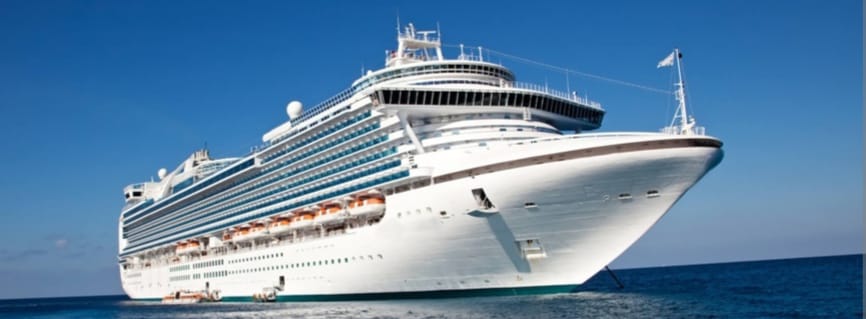 Cruise ship that brings visitors to Tangier