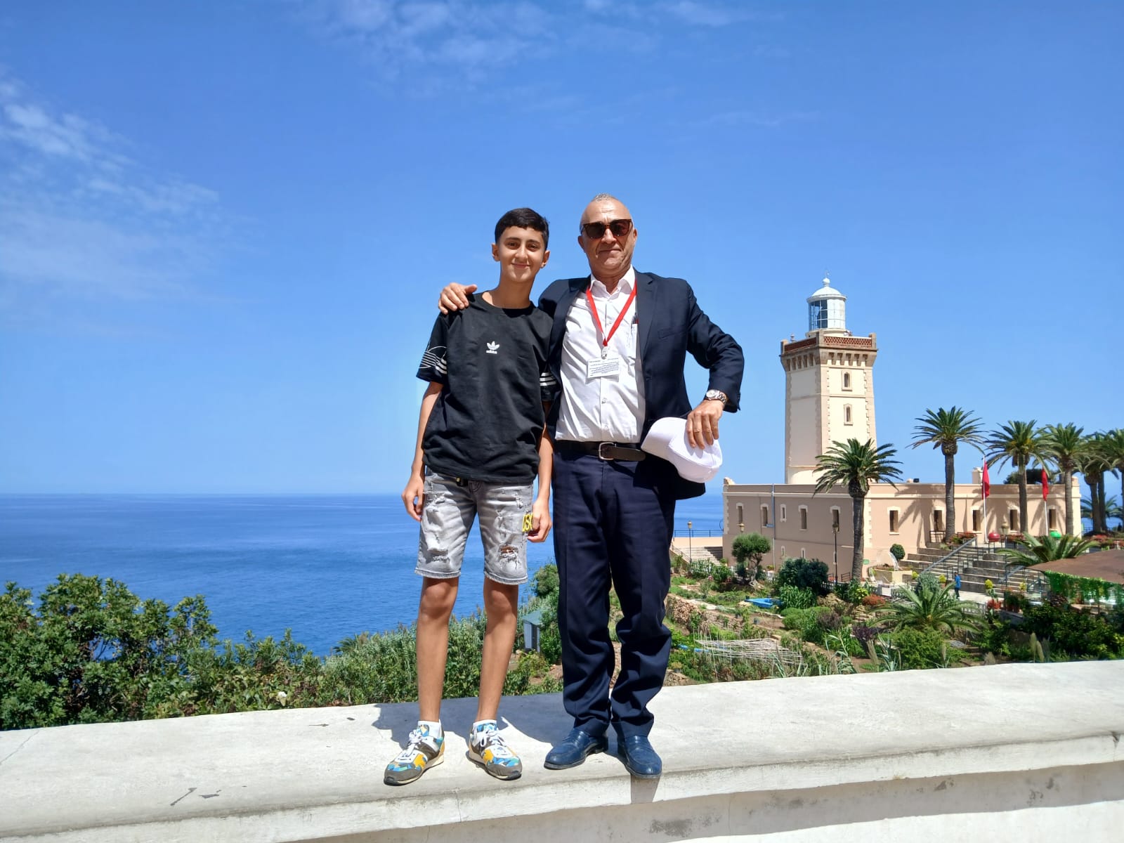 Hamid at Cape Spartel lighthouse
